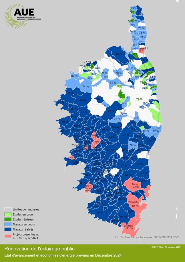 Rénovation de l’éclairage public : l’AUE félicitée !